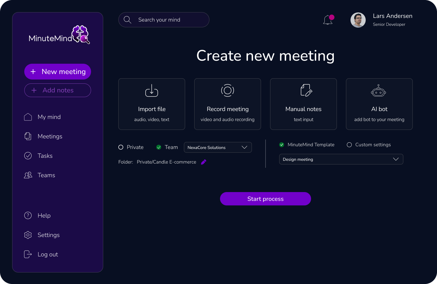 Transform your meetings with MinuteMind